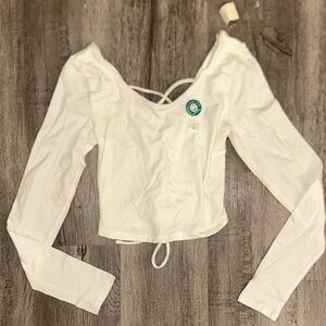 NWT Aeropostale White Long Sleeve Blouse